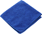 10080_Салфетка многоразовая из микрофибры, синяя, 28х28 (1 штука)