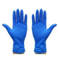 Перчатки нитриловые голубые MANUAL