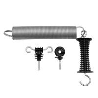 Пружинный комплект для калитки, 4,5 м, с 2-мя изоляторами, Китай